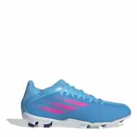 Adidas X Speedflow. 3 Childrens Fg Football Boots Blue/Pink Детски футболни бутонки