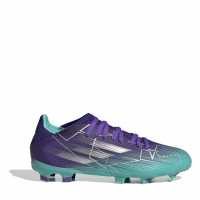 Adidas X Speedflow. 3 Childrens Fg Football Boots Purple/Silver Детски футболни бутонки