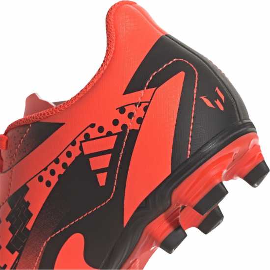 Adidas X .4 Childrens Fg Football Boots Orange/Black - Футболни стоножки