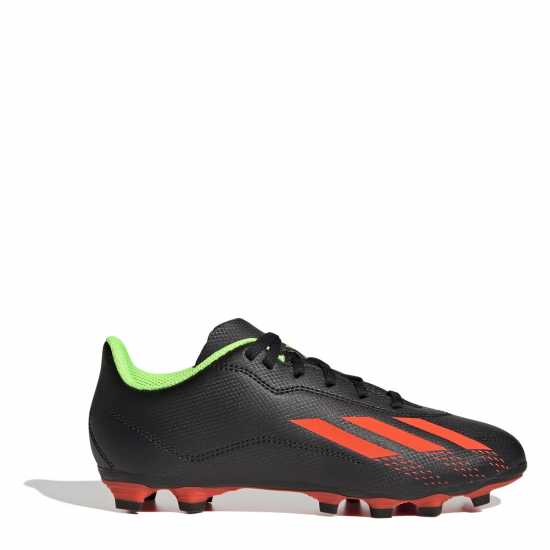 Adidas X .4 Childrens Fg Football Boots Black/Red/Grn Футболни стоножки