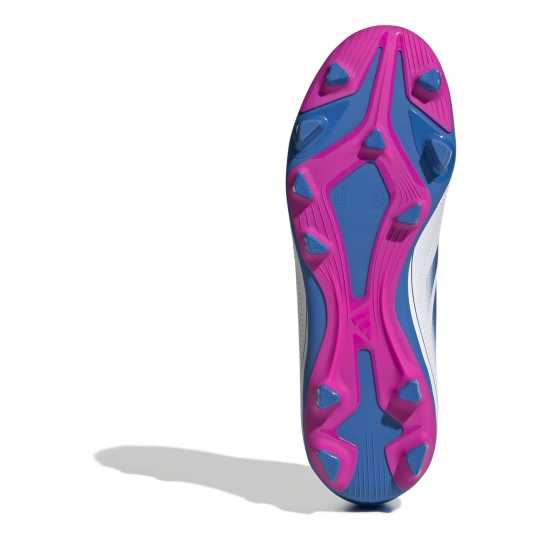 Adidas Goletto Viii Juniors Firm Ground Football Boots Бяло/Синьо/Розово 