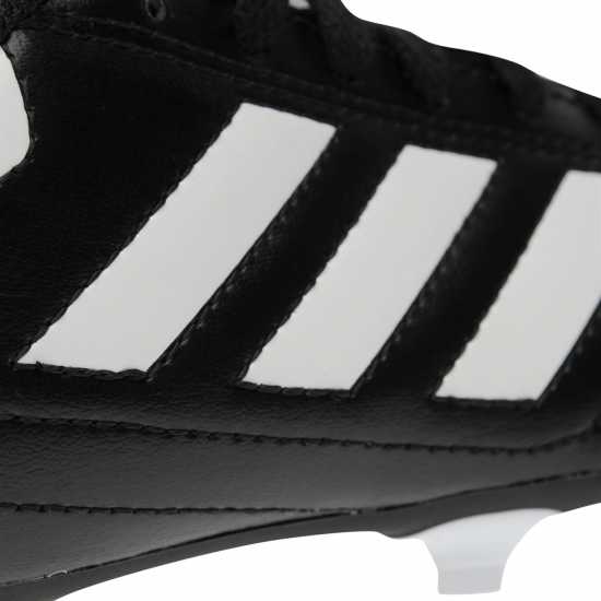 Adidas Детски Футболни Бутонки Goletto Viii Firm Ground Football Boots Kids Black/White - Футболни стоножки