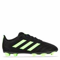 Adidas Детски Футболни Бутонки Goletto Viii Firm Ground Football Boots Kids Black/Green Детски футболни бутонки