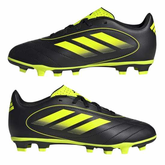 Adidas Goletto Viii Juniors Firm Ground Football Boots Черно/Лимон 