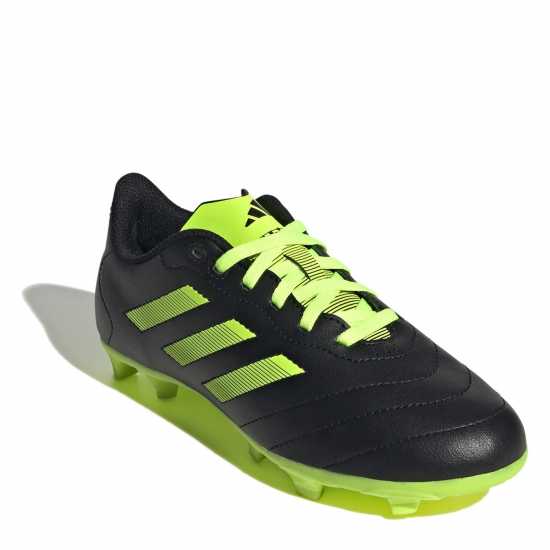 Adidas Goletto Viii Juniors Firm Ground Football Boots Основно Черно/Лимон 