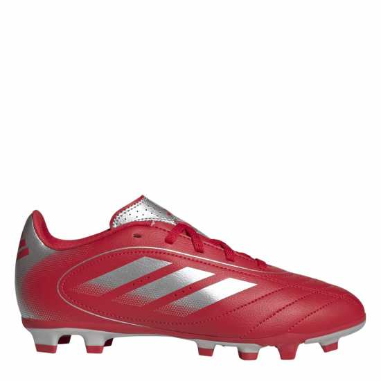 Adidas Goletto Viii Juniors Firm Ground Football Boots Red/Silver 