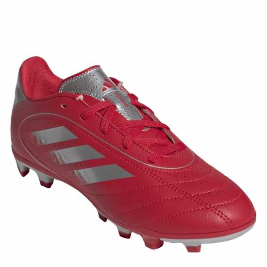 Adidas Goletto Viii Juniors Firm Ground Football Boots Red/Silver 