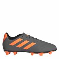 Adidas Goletto Firm Ground Football Boots Childrens Grey/SolOrange Детски футболни бутонки