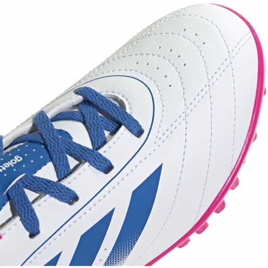 Детски футболни бутонки Adidas Goletto Viii Juniors Astro Turf Football Boots Бяло/Синьо/Розово Adidas Goletto Viii Juniors Astro Turf Football Boots Бяло/Синьо/Розово Детски футболни бутонки