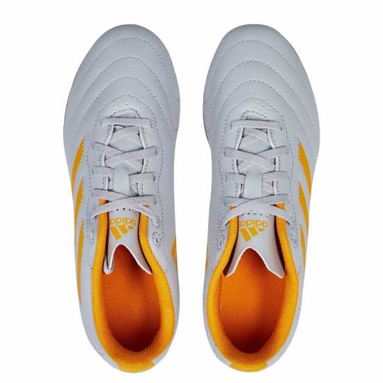 Adidas Детски Футболни Бутонки Goletto Viii Astro Turf Football Boots Kids Сиво/оранжево Детски футболни бутонки