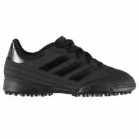Adidas Детски Футболни Бутонки Goletto Viii Astro Turf Football Boots Kids Black/Black Футболни стоножки