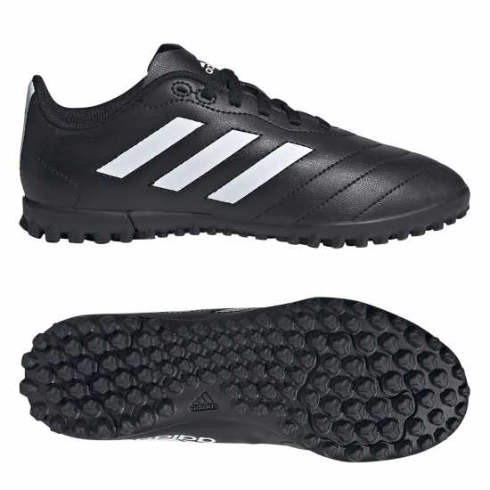 Детски футболни бутонки Adidas Goletto Viii Juniors Astro Turf Football Boots Черно/Бяло Adidas Goletto Viii Juniors Astro Turf Football Boots Черно/Бяло Детски футболни бутонки