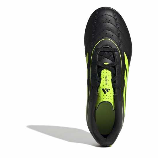 Детски футболни бутонки Adidas Goletto Viii Juniors Astro Turf Football Boots Black/Lemon Adidas Goletto Viii Juniors Astro Turf Football Boots Black/Lemon Детски футболни бутонки