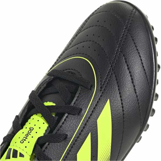 Детски футболни бутонки Adidas Goletto Viii Juniors Astro Turf Football Boots Black/Lemon Adidas Goletto Viii Juniors Astro Turf Football Boots Black/Lemon Детски футболни бутонки