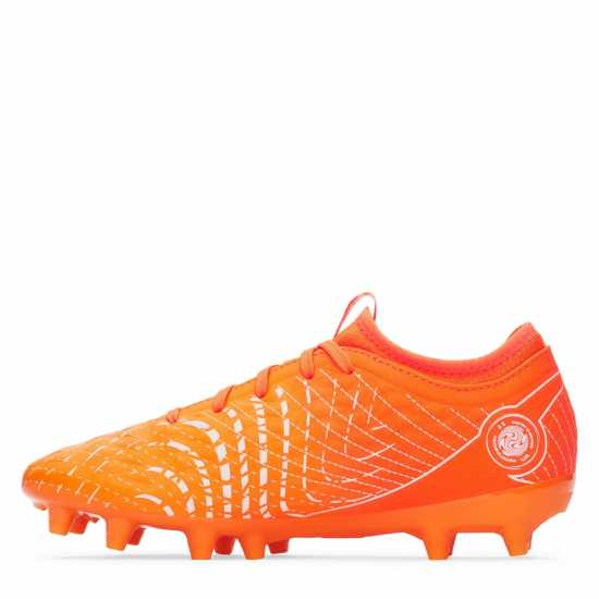 Under Armour Magnetico Club Juniors Firm Ground Football Boots Оранжево/Бяло Under Armour Magnetico Club Juniors Firm Ground Football Boots Оранжево/Бяло