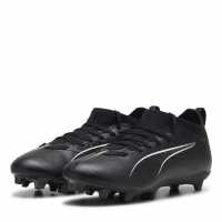 Puma Детски Футболни Бутонки Ultra Match Firm Ground Football Boots Juniors Черно/Бяло Детски футболни бутонки