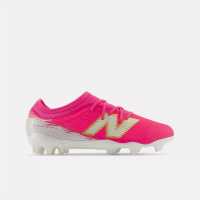 New Balance Unisex Kids' Furon .3 Firm Ground Football Boots Pink/White New Balance Unisex Kids' Furon .3 Firm Ground Football Boots Pink/White