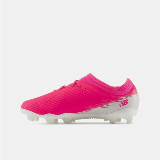 New Balance Unisex Kids' Furon .3 Firm Ground Football Boots Pink/White New Balance Unisex Kids' Furon .3 Firm Ground Football Boots Pink/White