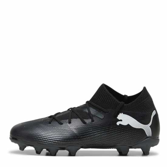 Детски футболни бутонки Puma Future 7 Match Rush Junior Firm Ground Football Boots Черно/Бяло Puma Future 7 Match Rush Junior Firm Ground Football Boots Черно/Бяло Детски футболни бутонки