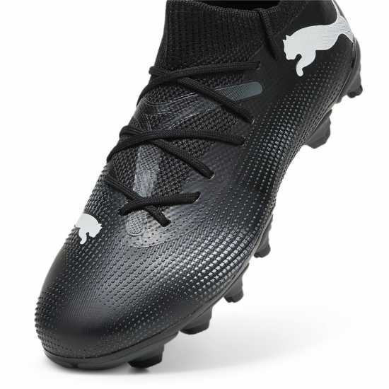 Детски футболни бутонки Puma Future 7 Match Rush Junior Firm Ground Football Boots Черно/Бяло Puma Future 7 Match Rush Junior Firm Ground Football Boots Черно/Бяло Детски футболни бутонки