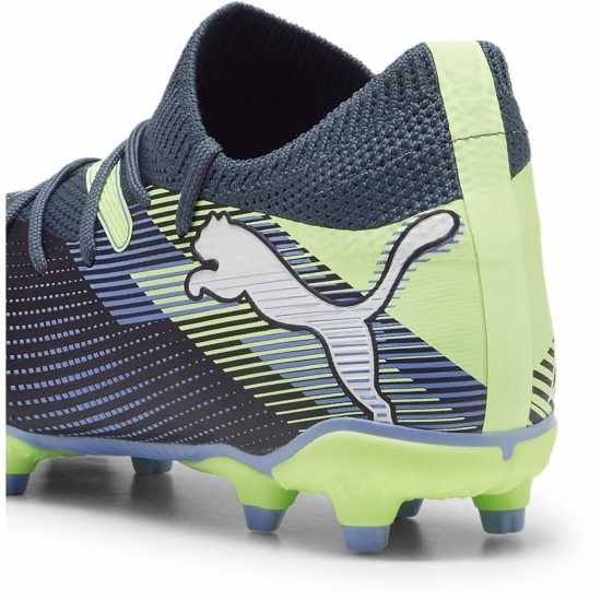 Детски футболни бутонки Puma Future 7 Match Rush Junior Firm Ground Football Boots Сиво/Бяло/Зелено Puma Future 7 Match Rush Junior Firm Ground Football Boots Сиво/Бяло/Зелено Детски футболни бутонки