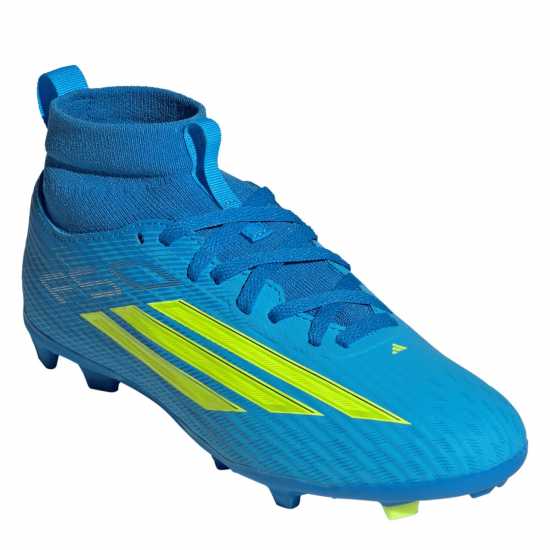 adidas F50 League Juniors Firm Ground Football Boots Blue/Yellow adidas F50 League Juniors Firm Ground Football Boots Blue/Yellow