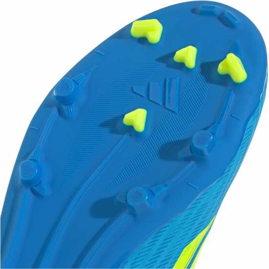 adidas F50 League Juniors Firm Ground Football Boots Blue/Yellow adidas F50 League Juniors Firm Ground Football Boots Blue/Yellow