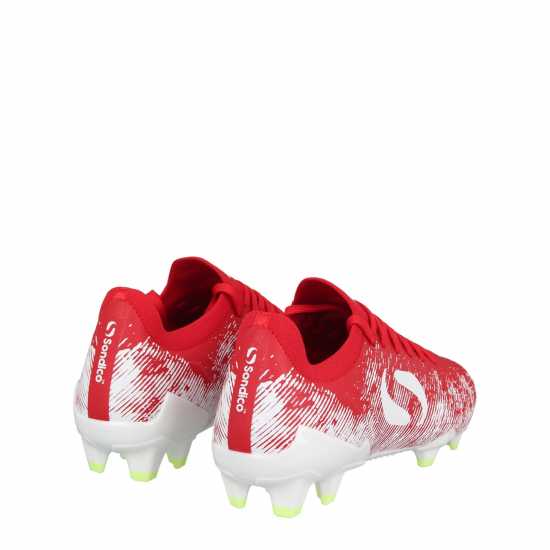 Sondico Blaze Junior Fg Football Boots Червено/Бяло Sondico Blaze Junior Fg Football Boots Червено/Бяло