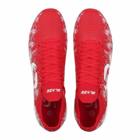 Sondico Blaze Junior Fg Football Boots Червено/Бяло Sondico Blaze Junior Fg Football Boots Червено/Бяло