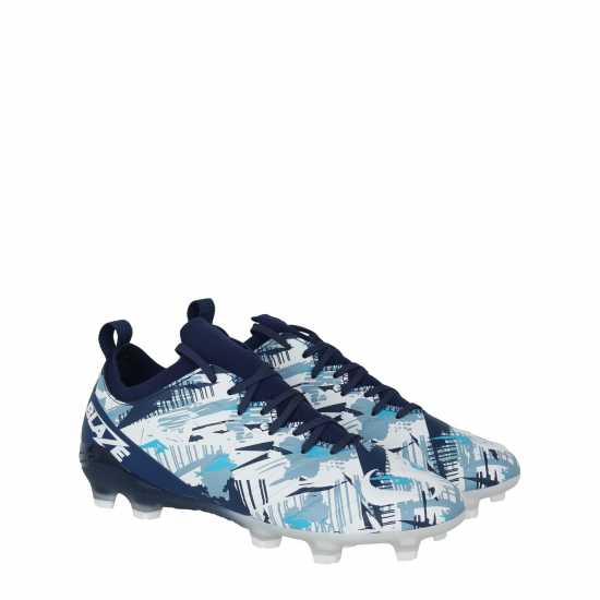 Sondico Blaze Junior Fg Football Boots Navy/White Детски футболни бутонки