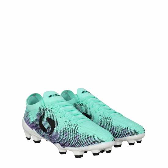 Sondico Blaze Junior Fg Football Boots Търкоаз Детски футболни бутонки