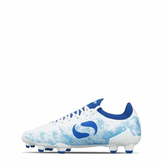 Sondico Blaze Junior Fg Football Boots White/Blue Детски футболни бутонки