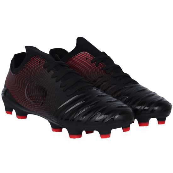 Sondico Blaze Junior Fg Football Boots Черно/Червено Детски футболни бутонки