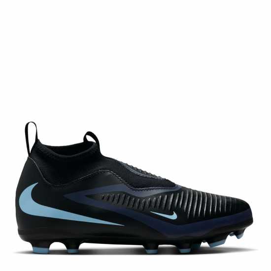 Nike Phantom 6 Academy High Juniors Firm Ground Football Boots Черно/Черно 