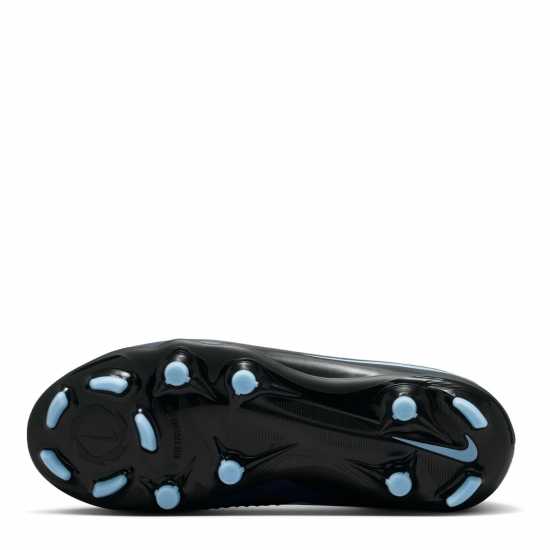 Nike Phantom 6 Academy High Juniors Firm Ground Football Boots Черно/Черно 