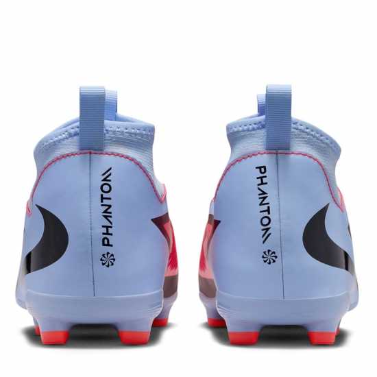 Nike Phantom 6 Academy High Juniors Firm Ground Football Boots Синьо/Лилаво 