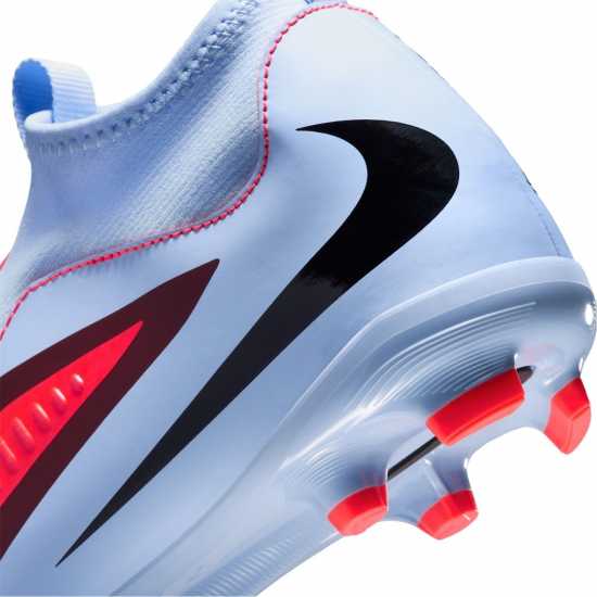 Nike Phantom 6 Academy High Juniors Firm Ground Football Boots Синьо/Лилаво 