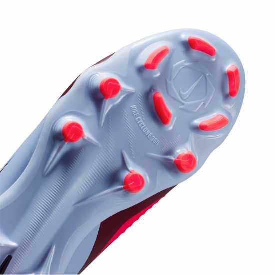 Nike Phantom 6 Academy High Juniors Firm Ground Football Boots Синьо/Лилаво 