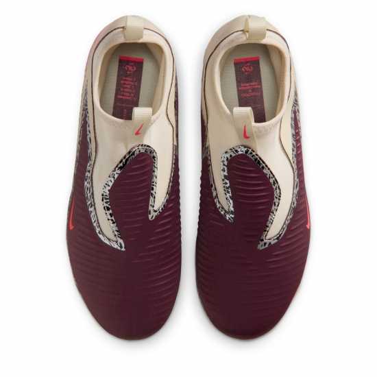 Nike Phantom 6 Academy High Juniors Firm Ground Football Boots Burgundy/Print Nike Phantom 6 Academy High Juniors Firm Ground Football Boots Burgundy/Print