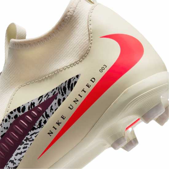 Nike Phantom 6 Academy High Juniors Firm Ground Football Boots Burgundy/Print Nike Phantom 6 Academy High Juniors Firm Ground Football Boots Burgundy/Print