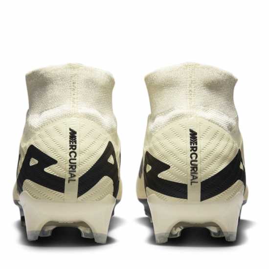 Nike Zoom Mercurial Superfly 9 Elite Junior Firm Ground Football Boots Лимонада/Черно Детски футболни бутонки