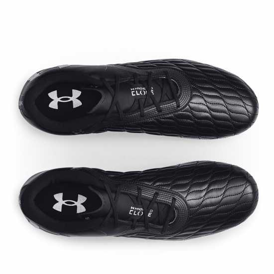 Under Armour Unisex Kids' Clone Mag Pro3 Firm Ground Football Boots Black 