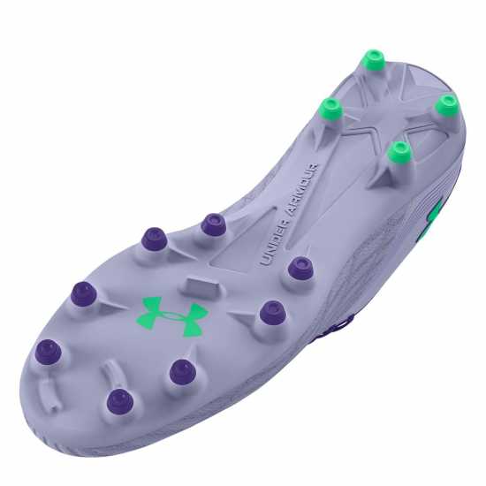 Under Armour Unisex Kids' Clone Mag Pro3 Firm Ground Football Boots Purple 