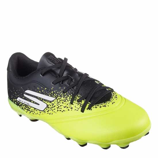 Детски футболни бутонки Skechers Razor Juniors Firm Ground Football Boots Yellow/Black Skechers Razor Juniors Firm Ground Football Boots Yellow/Black Детски футболни бутонки