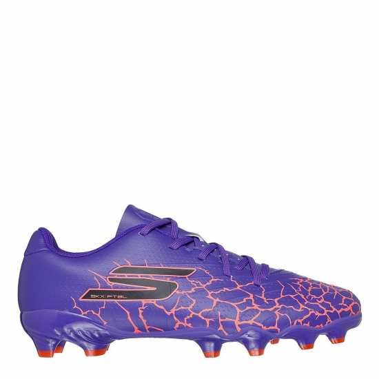 Skechers Skx 1 Youth Juniors Firm Ground Football Boots Purple Детски футболни бутонки