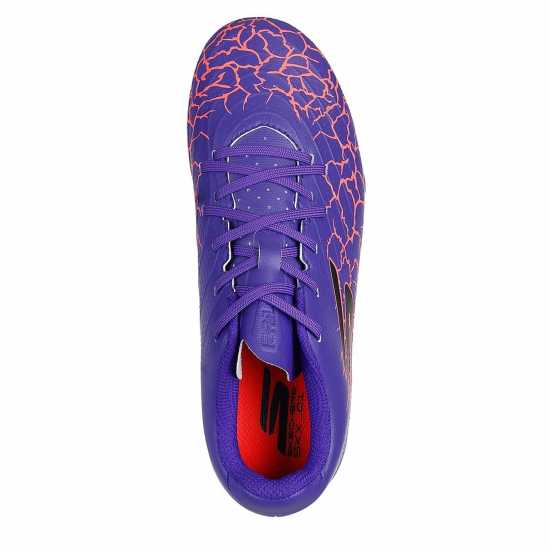 Skechers Skx 1 Youth Juniors Firm Ground Football Boots Purple Детски футболни бутонки