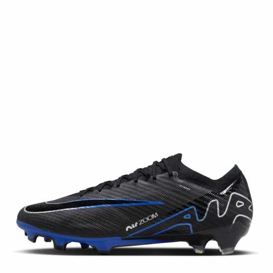 Nike Zoom Mecurial Vapor 15 Juniors Firm Ground Football Boots Черно/хром Детски футболни бутонки