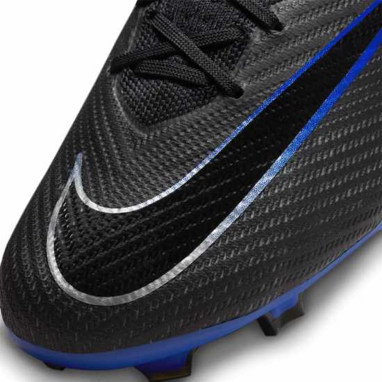 Nike Zoom Mecurial Vapor 15 Juniors Firm Ground Football Boots Черно/хром Детски футболни бутонки