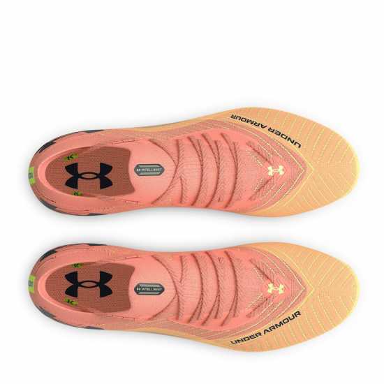 Under Armour Kids' Shadow Elite Firm Ground Football Boots Orange 