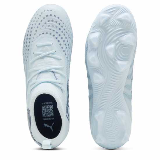 Puma Kids Future 9 Match Firm Ground Football Boots Icy Blue Puma Kids Future 9 Match Firm Ground Football Boots Icy Blue